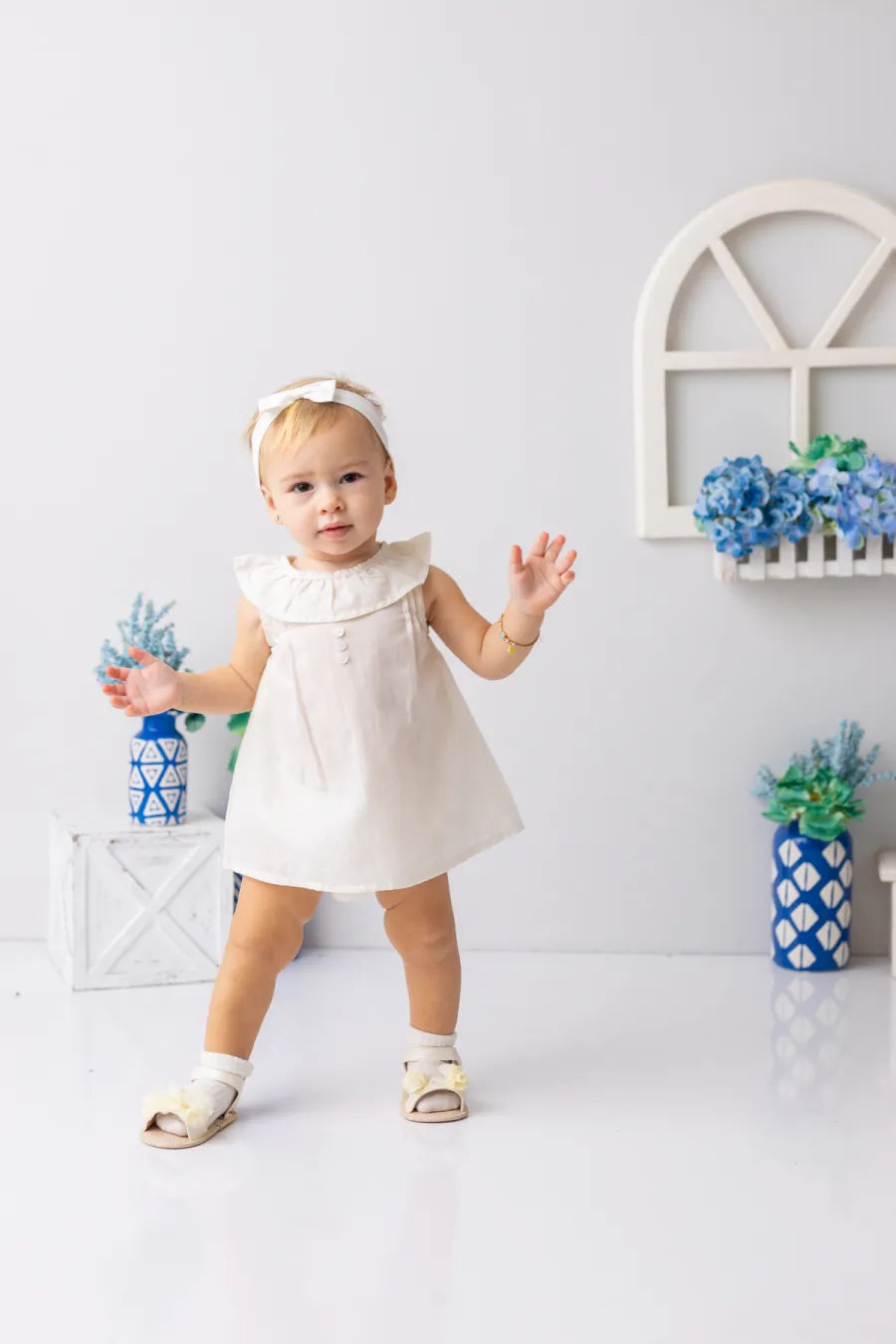 BABY RUFFLED DRESS