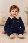 BABY BOY PLUSH JUMPSUIT