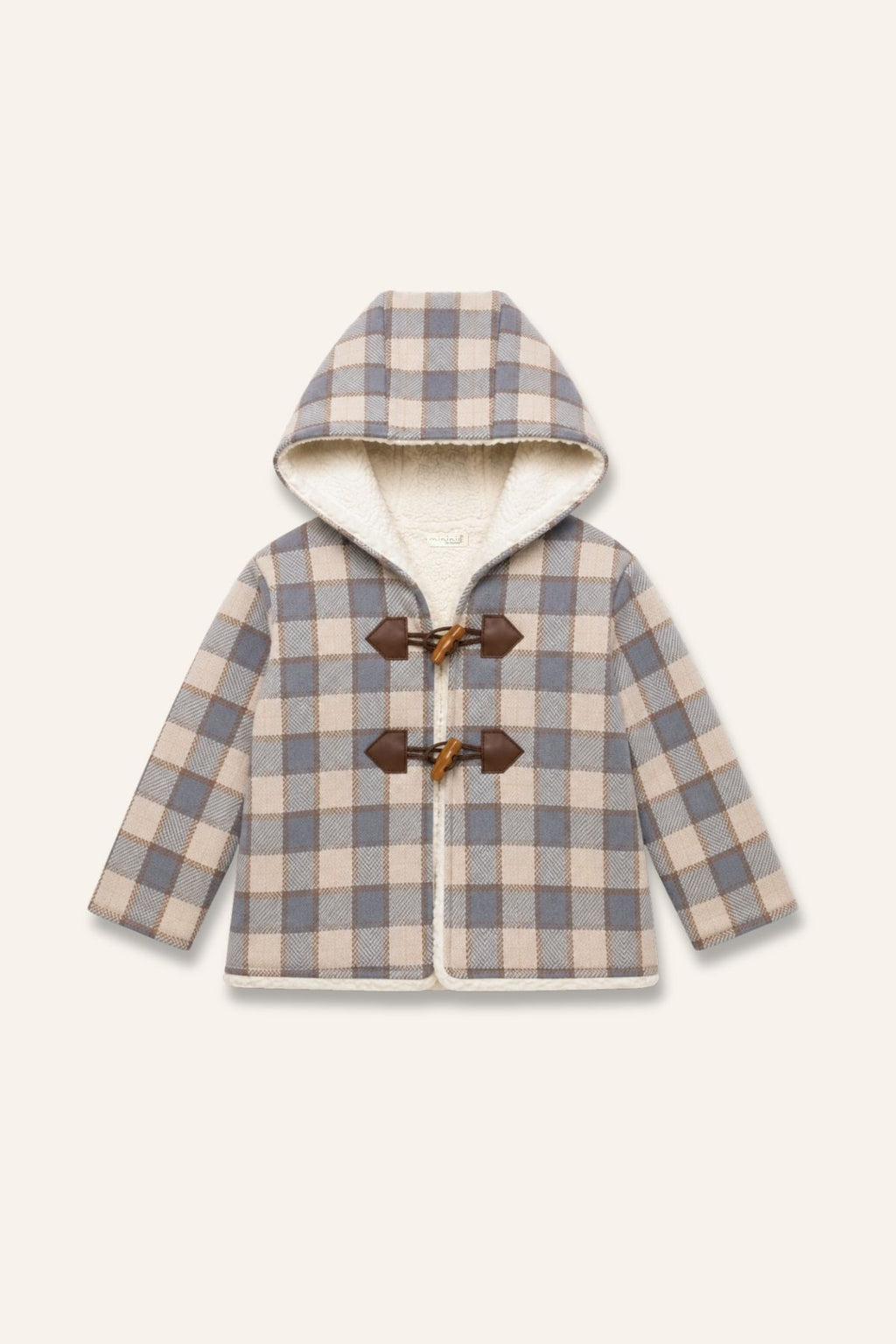 BABY BOY PLUSH COAT BADI PANTS 3-PIECE SET