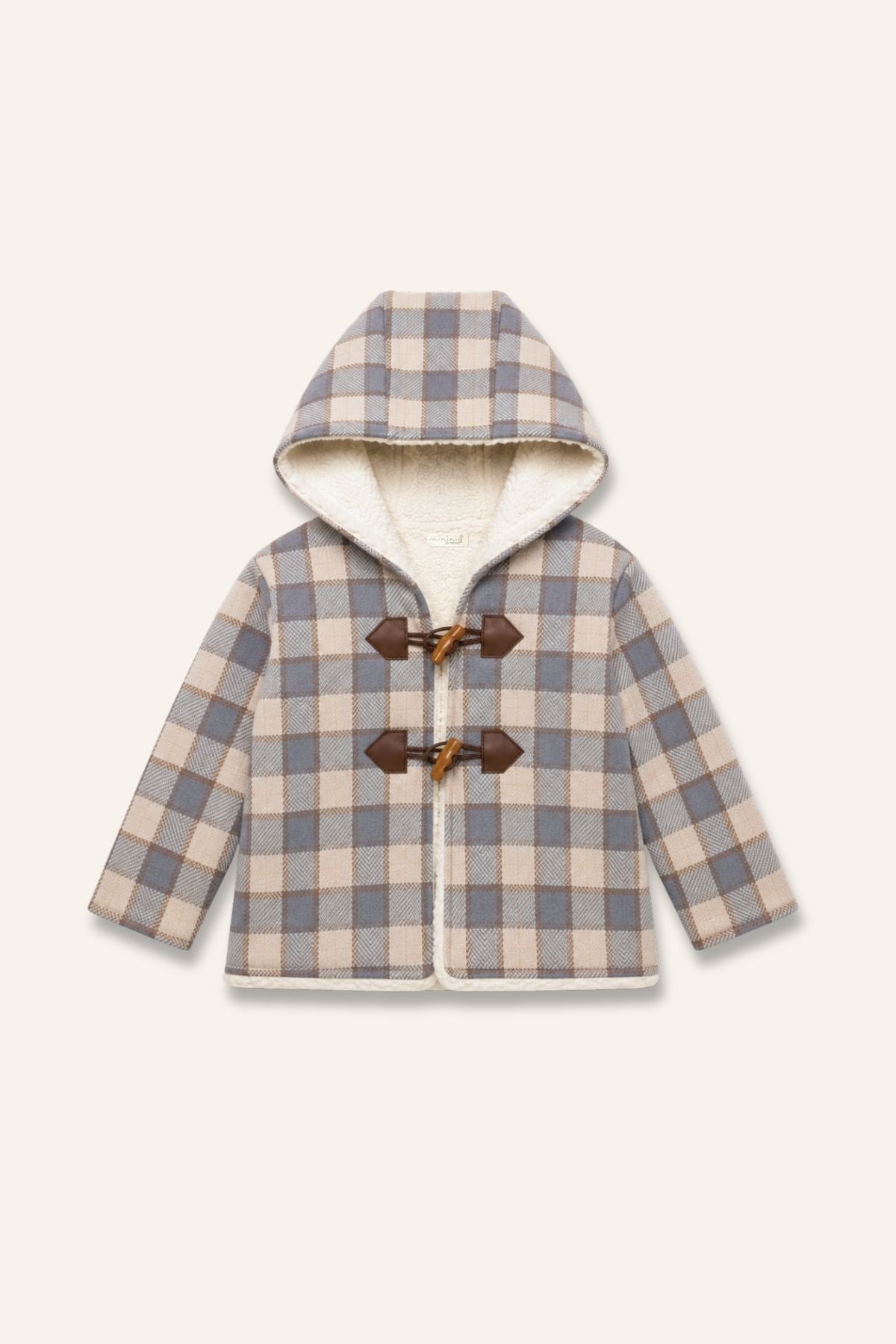 BABY BOY PLUSH COAT BADI PANTS 3-PIECE SET
