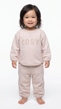 CSY8041 SWEATSHIRT & PANTS SET VANILLA CREAM
