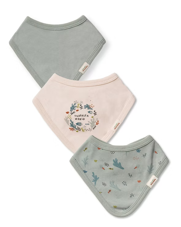 CSY8218 3 PCS BIBS MINT