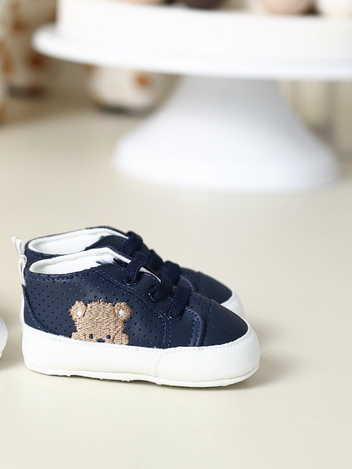 242814 NAVY BABY SHOES