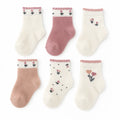 CSYC1012 6 PCS FLORAL SOCKS MIX
