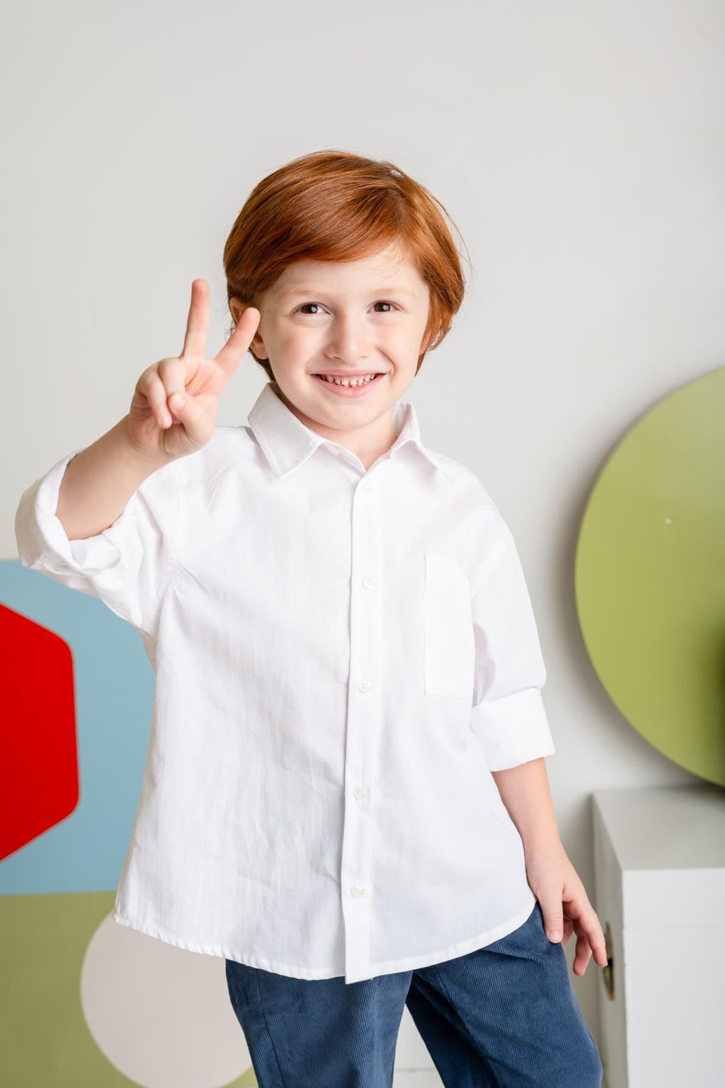 BOYS POPLIN SHIRT