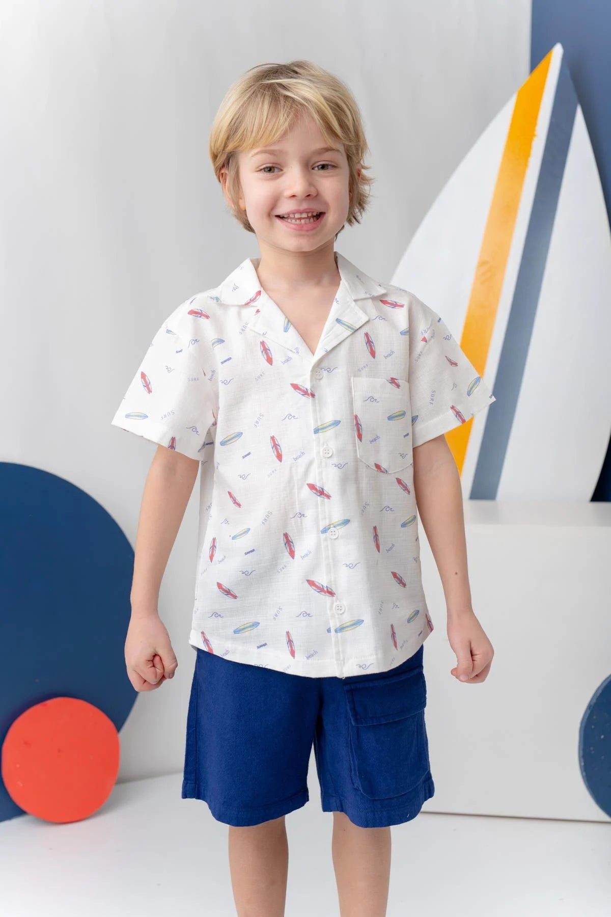 BOYS LINEN SHIRT