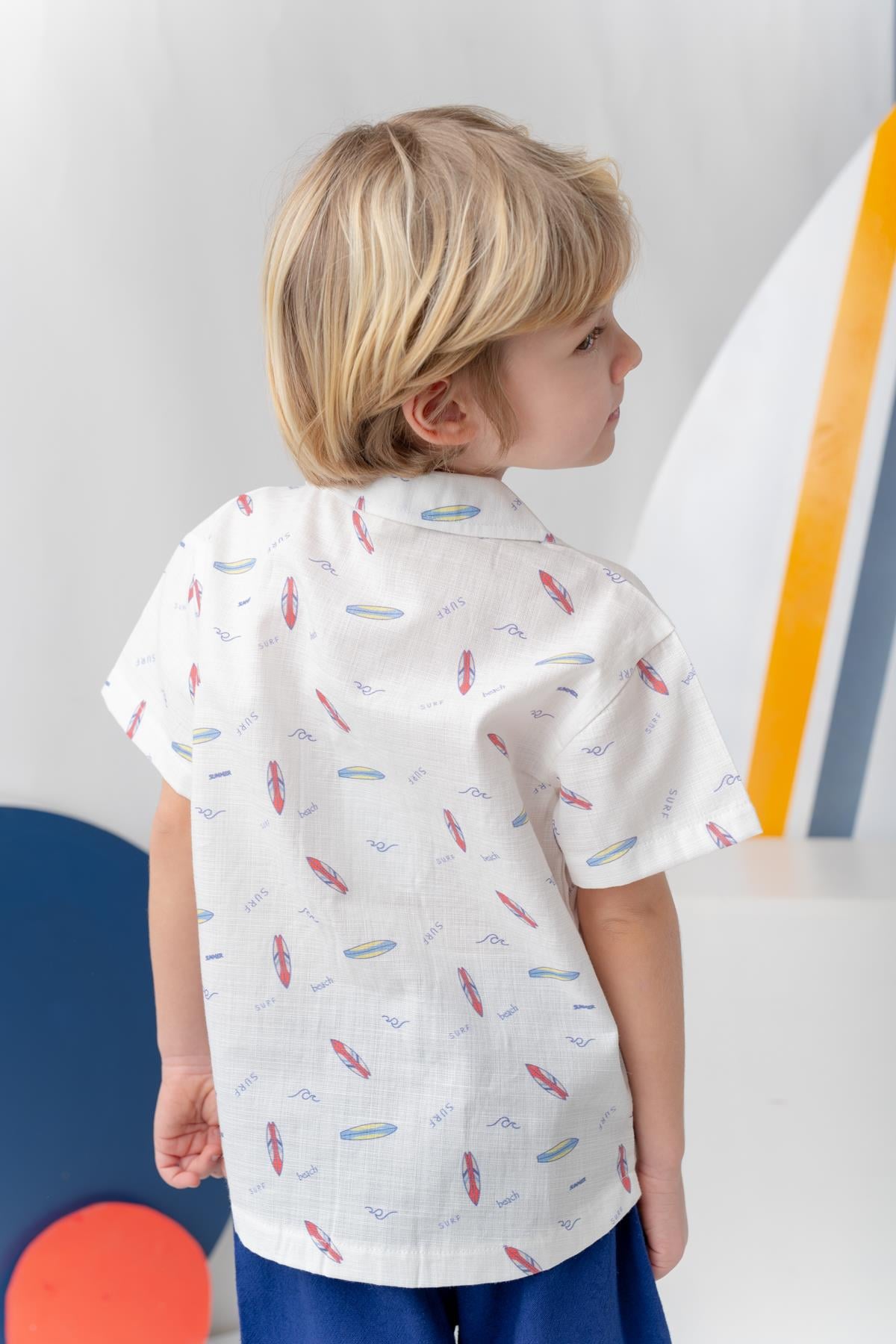 BOYS LINEN SHIRT