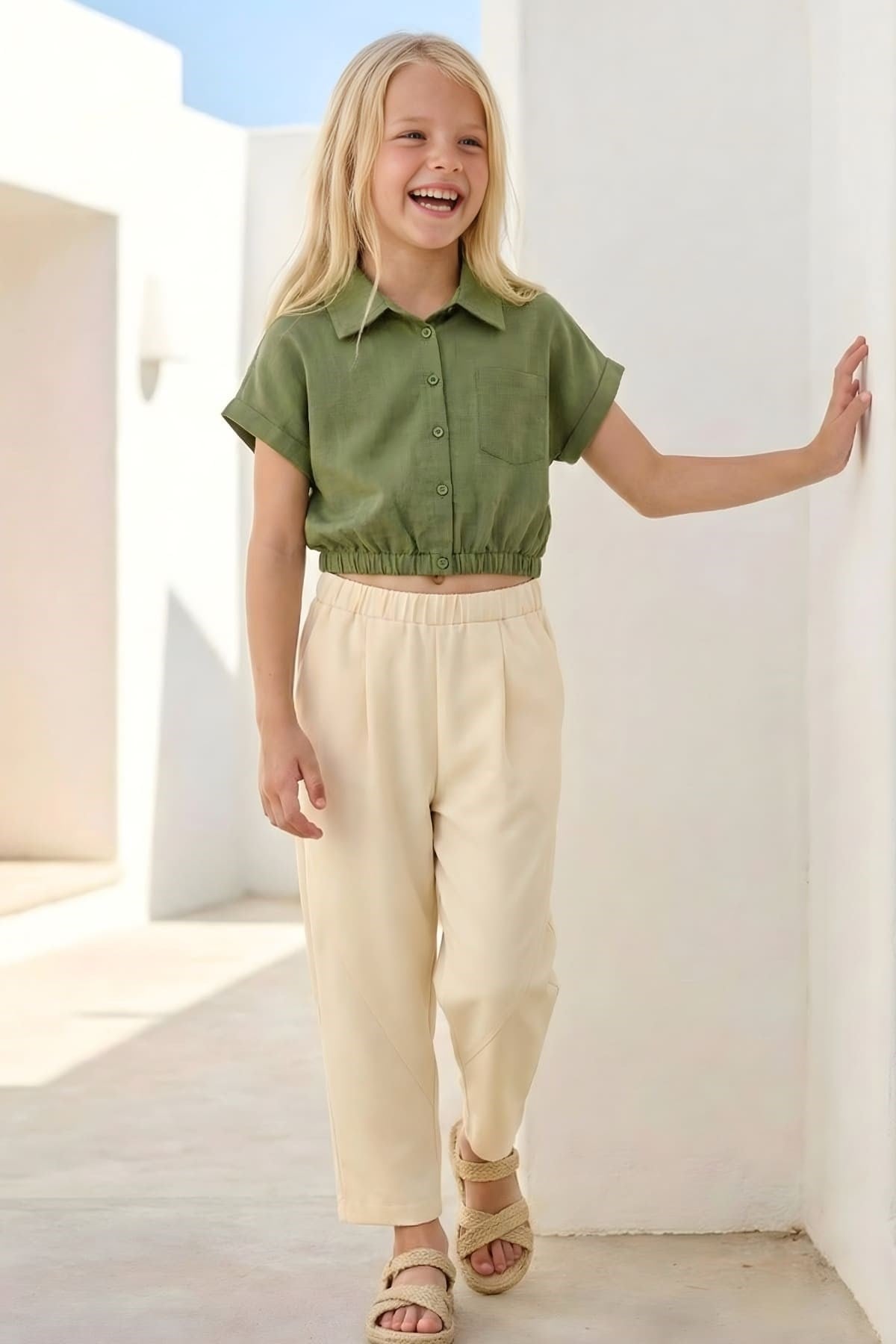 GIRLS BAGGY PANTS