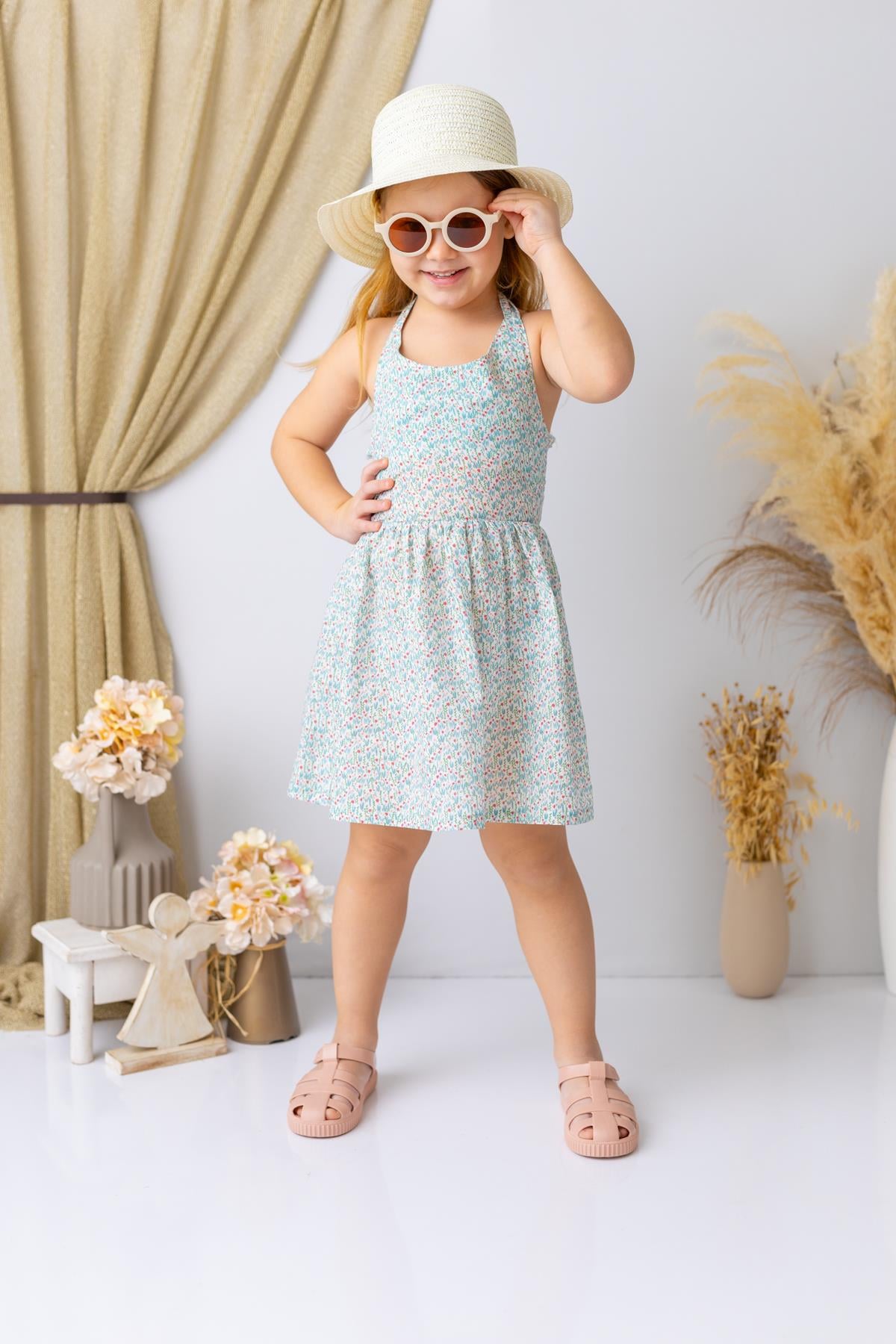 GIRLS FLORAL DRESS