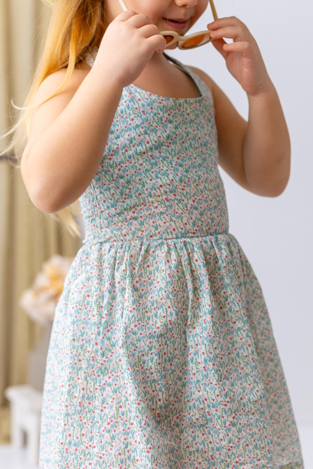 GIRLS FLORAL DRESS