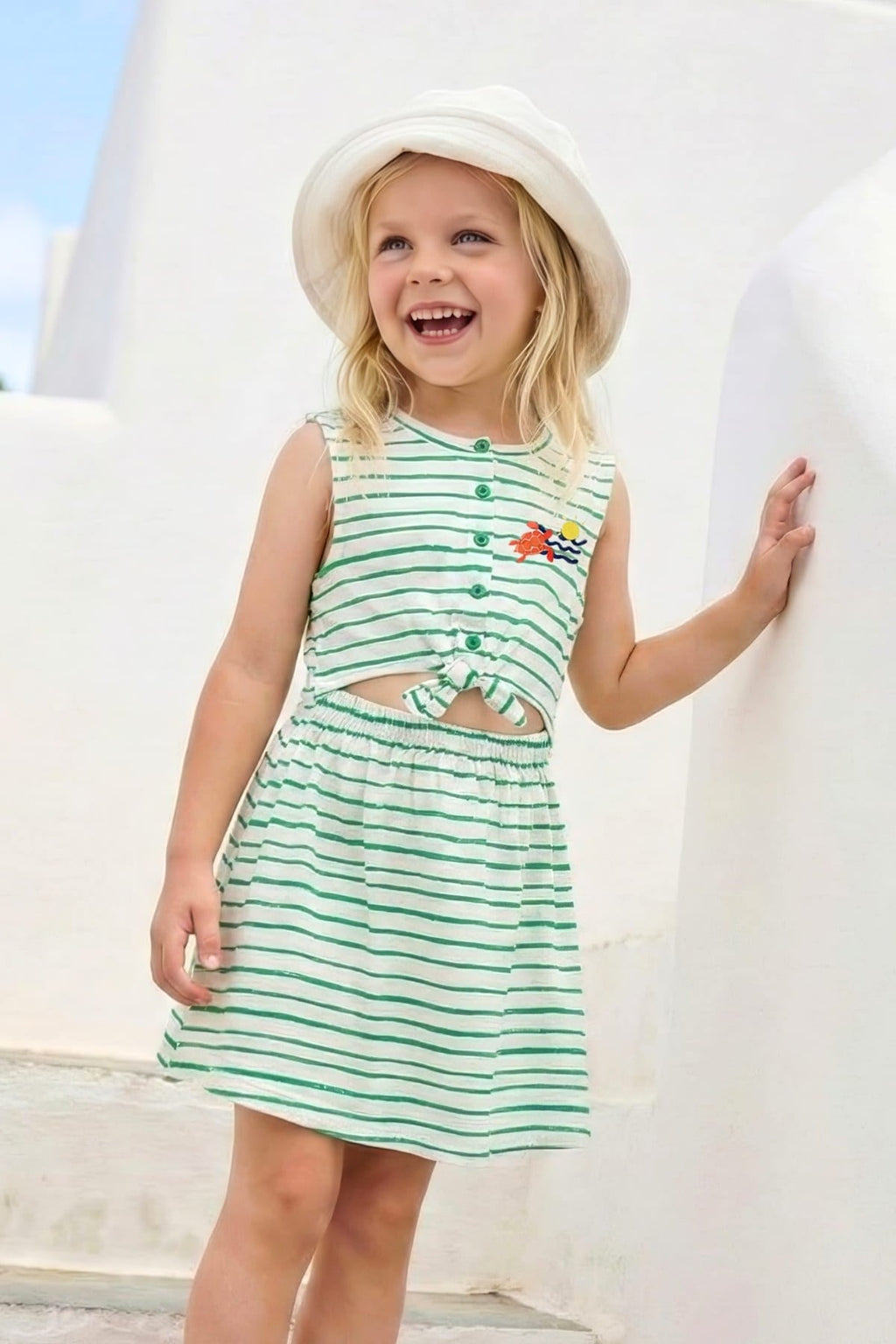GIRLS STRIPED DRESS