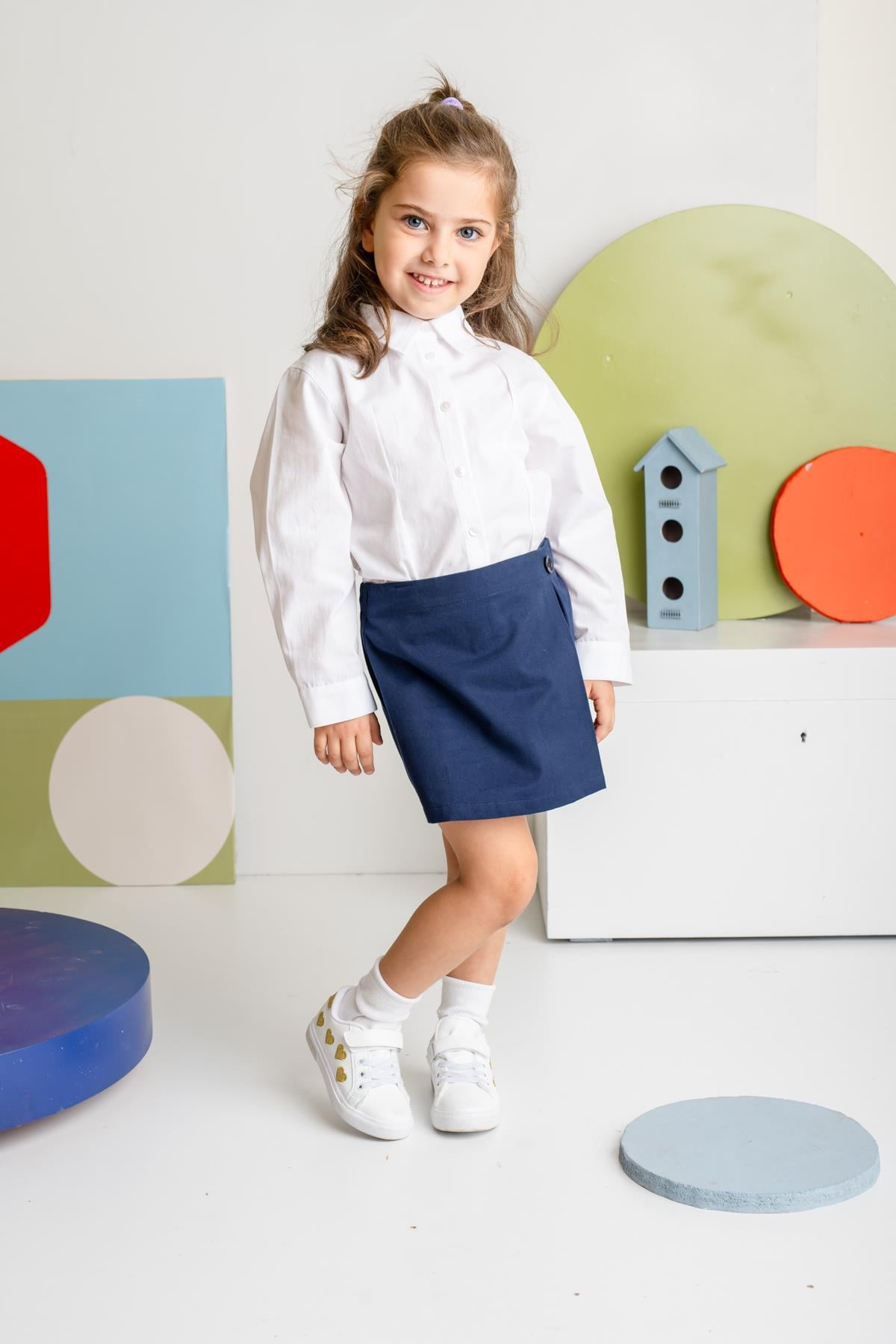 GIRLS POPLIN SHIRT