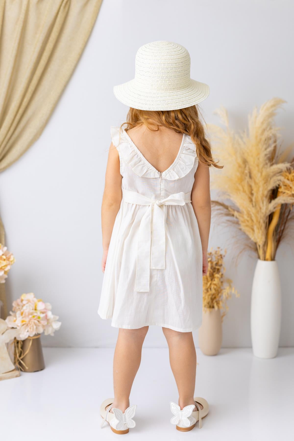 GIRLS RUFFLED DRESS